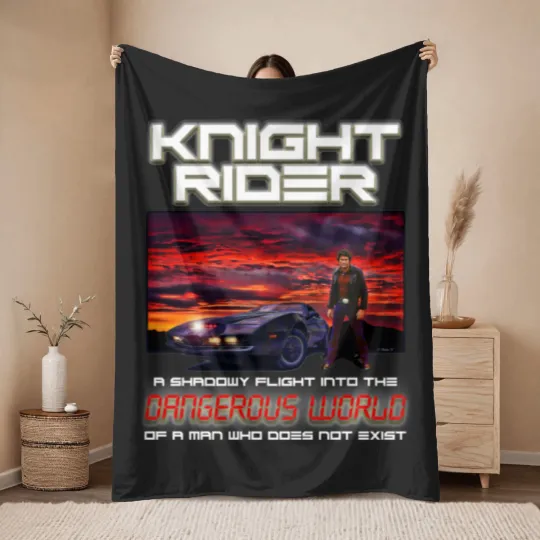 Discover Knight Rider Throw Blankets