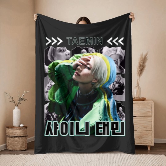 Discover Taemin Unisex Throw Blankets, Taemin Graphic Throw Blankets
