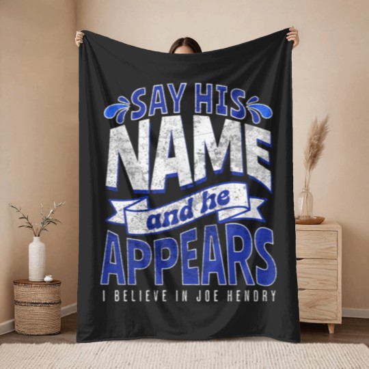 Discover Joe Hendry Say His Name Throw Blankets - Funny Wrestling Graphic Inspired by Joe Hendry for Fans