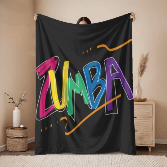 Discover Zumba Dance With stars Throw Blankets