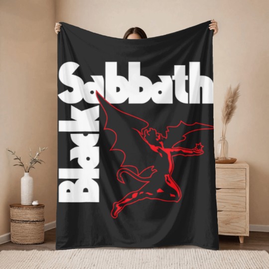Discover Black Sabbath Creature Unisex Throw Blankets