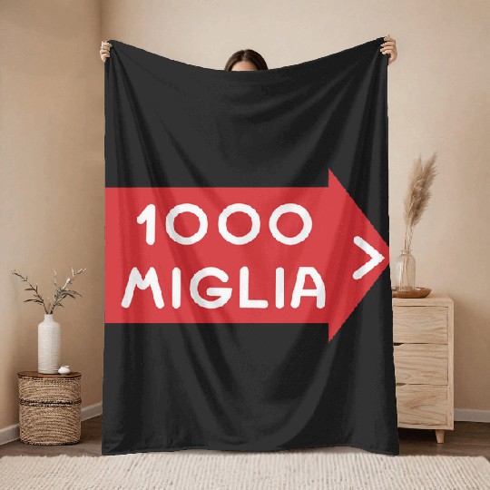 Discover Mille Miglia Throw Blankets