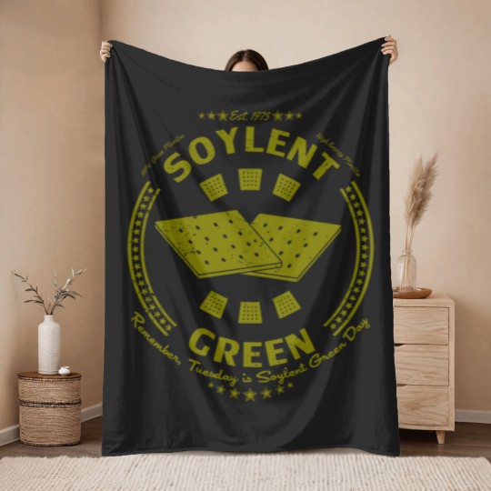 Discover Soylent Green Throw Blankets