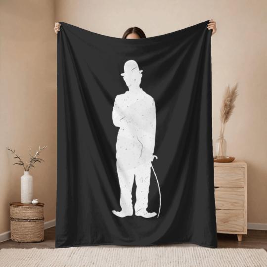 Discover Charlie Chaplin - white - Charlie Chaplin - Throw Blankets