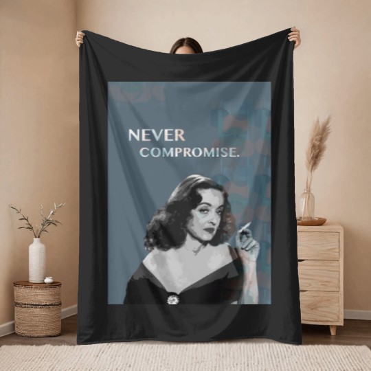 Discover Movie Stars_Betty Davis_Never Compromise. Throw Blankets
