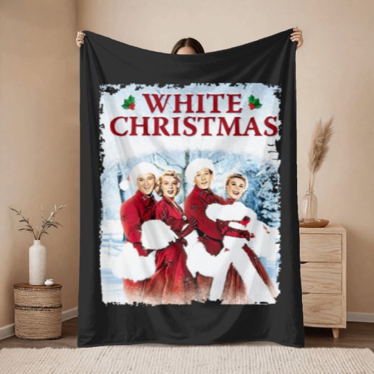 Discover My Life white christmas Throw Blankets