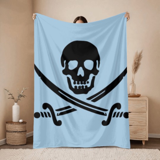 Discover Jolly Roger Throw Blankets