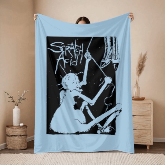 Discover scratch acid as worn by kurt cobain - Kurt Cobain - Throw Blankets