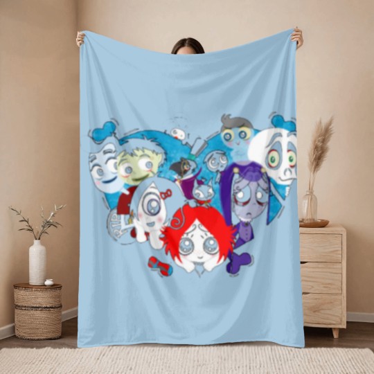 Discover Ruby Gloom heart Throw Blankets