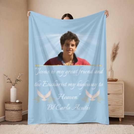 Discover Blessed Carlo Acutis Quote Throw Blankets Throw Blankets Perfect Throw Blankets