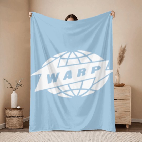 Discover Warp Records Record Label copy Throw Blankets