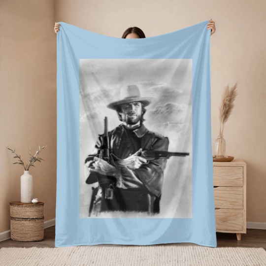 Discover Clint Eastwood - The Outlaw Josey Wales - Clint Eastwood - Throw Blankets