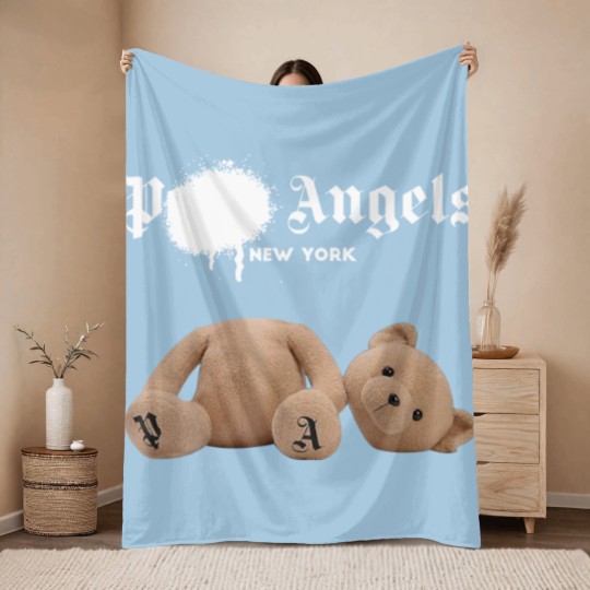Discover Palms Angel Throw Blankets