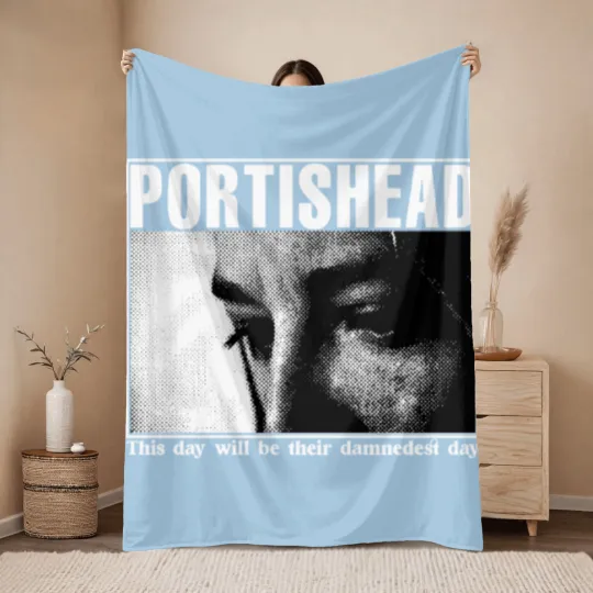 Discover Vintage Portishead 1997 Tour Throw Blankets - Portishead Throw Blankets