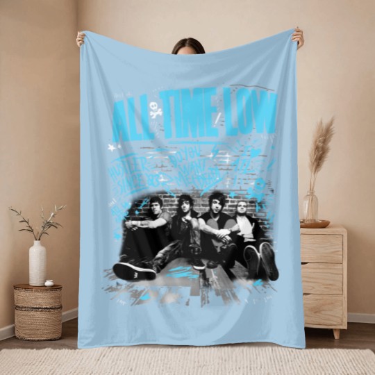 Discover All time low Unisex Throw Blankets All Time Low, Pop Punk