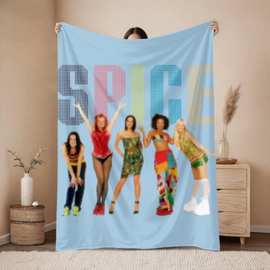 Discover Spice Girls Throw Blankets, Vintage 90s Throw Blankets, Spice Girls Gift, Spice Girls Throw Blankets