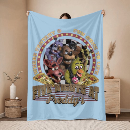 Discover Five Nights At Freddy'S Halloween Throw Blankets, Five Nights At FreddyS