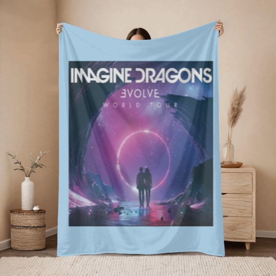 Discover Imagine dragons Classic Kids Throw Blankets