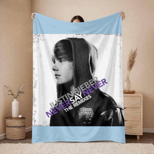 Discover Justin Bieber - Never Say Never Throw Blankets