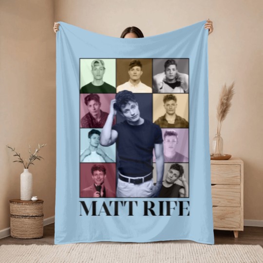 Discover Matt Rife The Eras Style Throw Blankets