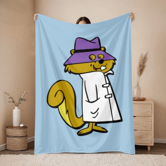 Discover Secret Squirrel Throw Blankets