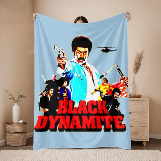 Discover Black Dynamite Throw Blankets