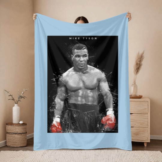 Discover Vintage Mike Tyson Graphic Tees, Mike Tyson Bootleg Rap Throw Blankets