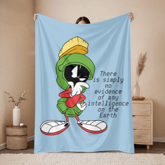 Discover MARVIN THE MARTIAN™ Thinking Throw Blankets