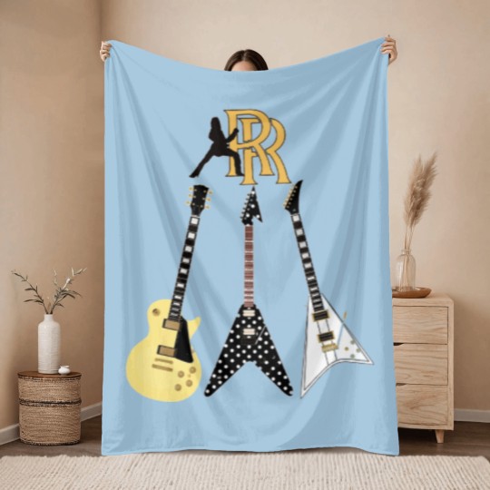 Discover Randy Rhoads Collection Fitted Throw Blankets
