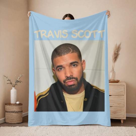Discover Travis Drake | Rapper Funny Meme Throw Blankets Oddly Specific