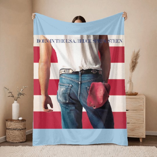 Discover ljlkjoi987>>bruce springsteen, bruce springsteen Throw Blankets