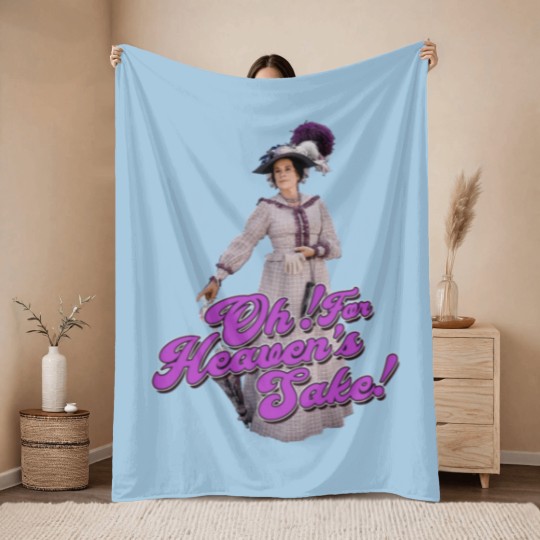 Discover Mrs Harriet Oleson Throw Blankets