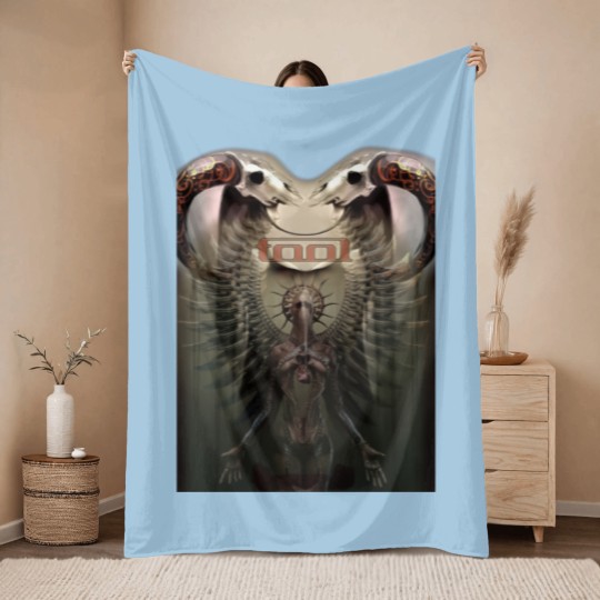 Discover Tool Throw Blankets - Metal Music Throw Blankets - Fear Inoculum