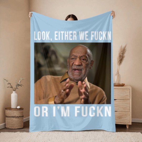 Discover Vintage Bill Cosby Throw Blankets