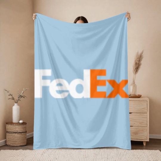 Discover FedEx Throw Blankets Navy Blue Size Medium Unisex