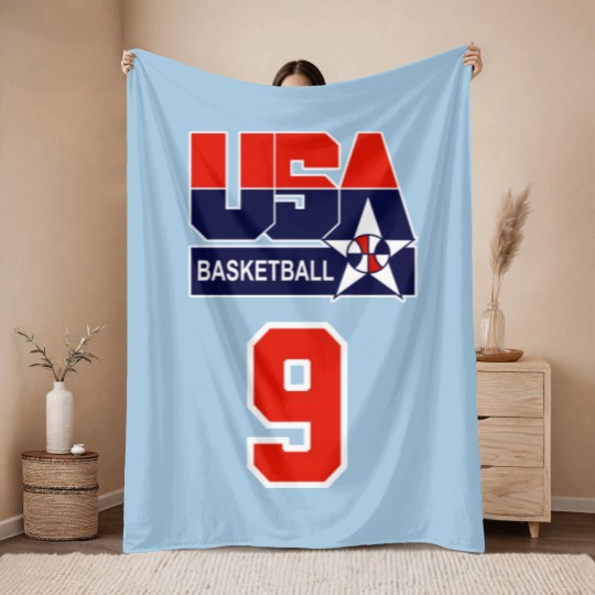 Discover USA DREAM TEAM 92 - FRONT amp BACK PRINT Throw Blankets