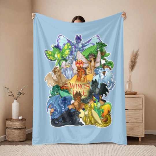 Discover Wings of Firee Wings of Firee Wings of Firee Throw Blankets