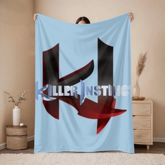 Discover Killer Instinct Logo Throw Blankets