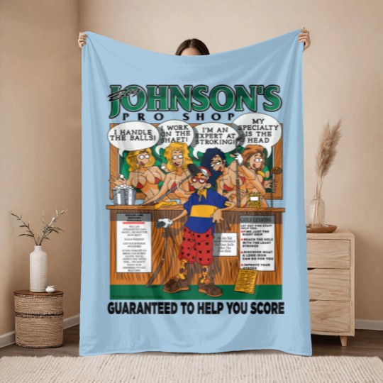 Discover Big Johnson Pro Shop Throw Blankets