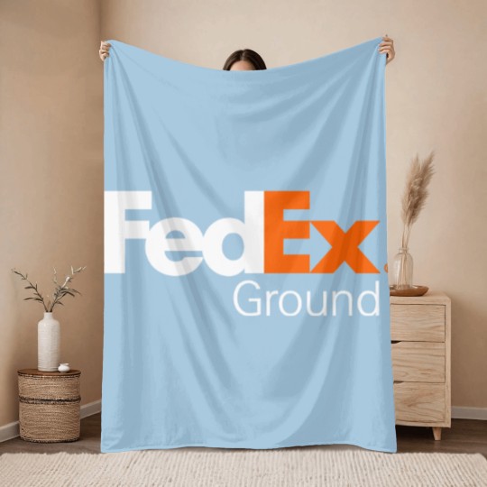 Discover FedEx Ground Throw Blankets