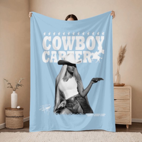 Discover Beyonce Cowboy Carter Throw Blankets, Levii's Jeans Throw Blankets