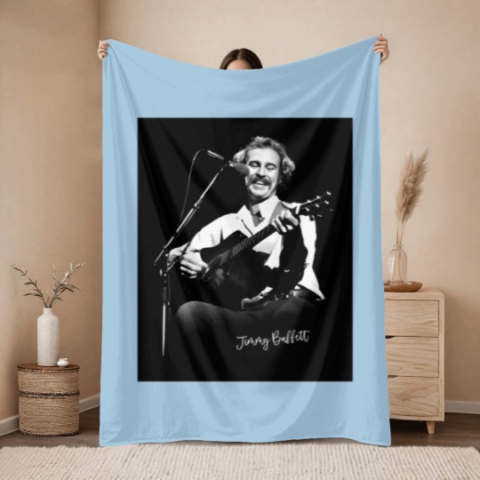 Discover Jimmy Buffett - Jimmy Buffett Rest In Peace - Throw Blankets