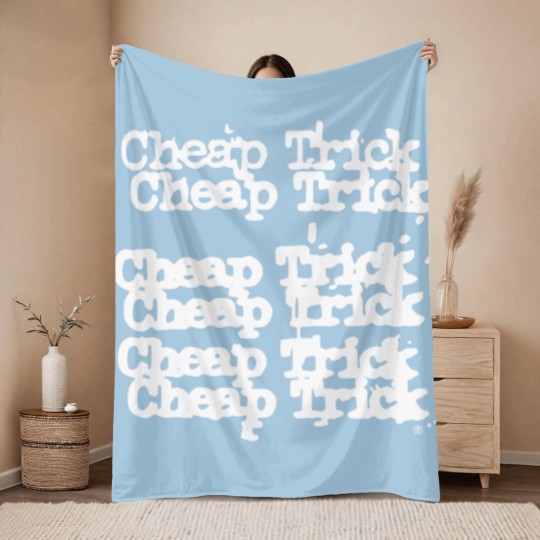 Discover Trick Logo Throw Blankets
