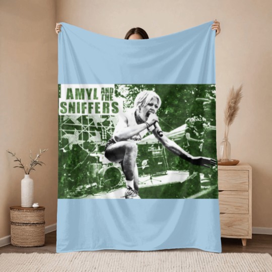 Discover Amyl and the sniffers Amyl and the sniffers Throw Blankets