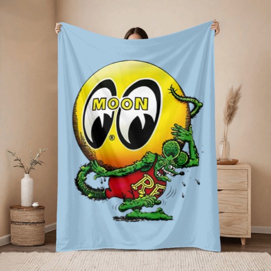 Discover Mooneyes and Rat Throw Blankets