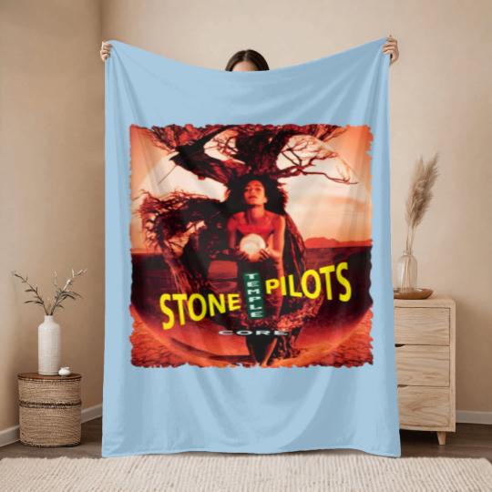 Discover Vintage STP - Stone Temple Pilots - Throw Blankets