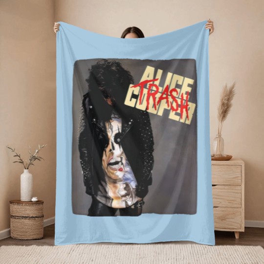 Discover ALICE COOPER TRASH! Classic Throw Blankets
