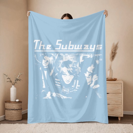 Discover Subways Rock Throw Blankets