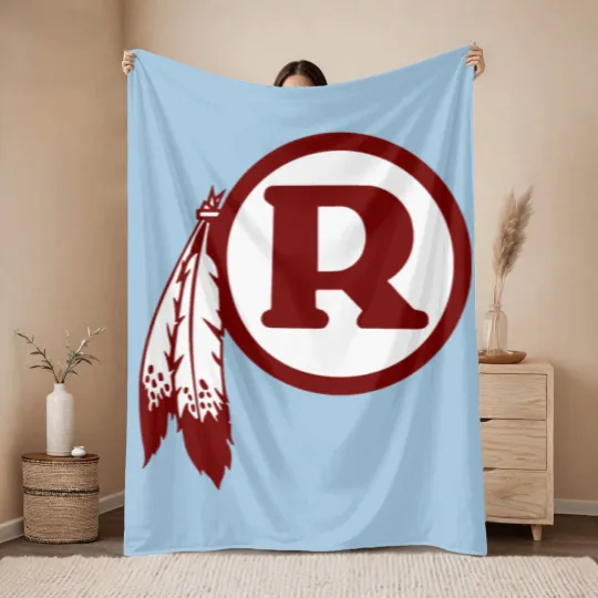 Discover Redskin 1970 Throw Blankets