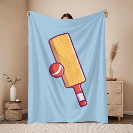 Discover Cricket - Cricket - Throw Blankets
